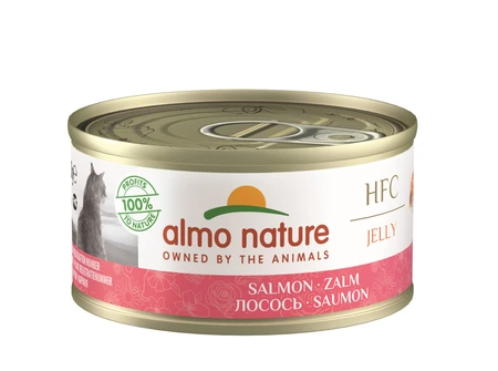 Almo Nature Kat HFC Natvoer - Jelly - Zalm 70g