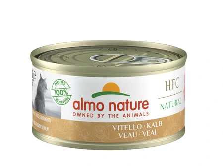 Almo Nature Kat HFC Natvoer - Natural - Kalfsvlees 70g