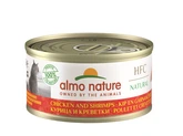 Almo Nature Kat HFC Natvoer - Natural - Kip en Garnaaltjes 70g