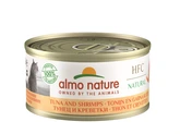 Almo Nature Kat HFC Natvoer - Natural - Tonijn en Garnaaltjes 70g