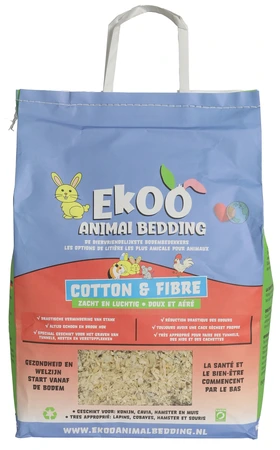 ANIMALBEDDING COTTON&FIBRE 30LTR.