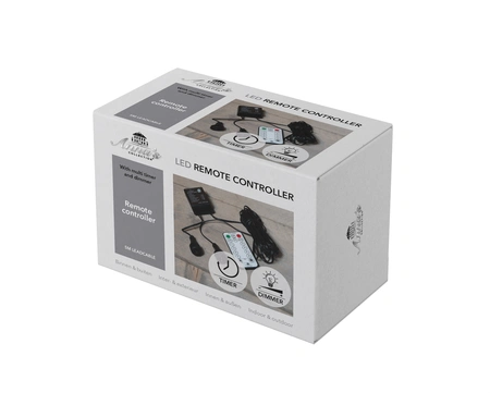 Anna's Collection Dimmer met timer en afstandsbediening - L5m Zwart - afbeelding 2