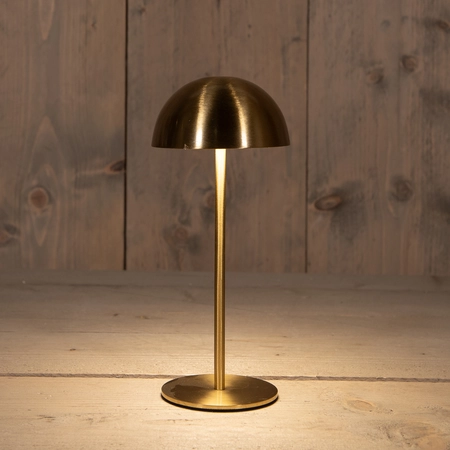 Anna's Collection Draagbare tafellamp - H22xD9,5cm Goud - afbeelding 3