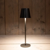 Anna's Collection Draagbare tafellamp - H36,5xD11cm Zwart - afbeelding 2