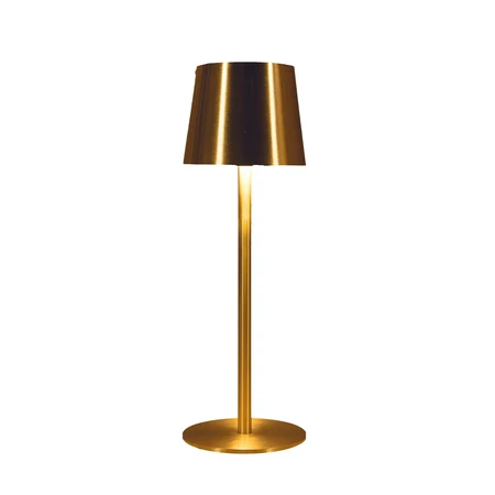 Anna's Collection Draagbare tafellamp led - H27,5xD9cm Goud - afbeelding 1