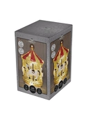 Anna's Collection Glazen carrousel met LED - D13xH20,5cm Meerkleurig - afbeelding 2