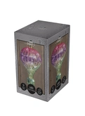 Anna's Collection Glazen luchtballon met LED - B10,5xH16cm Meerkleurig - afbeelding 2