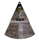 Anna's Collection Kerstboomkleed imitatiebont - D90cm Bruin - afbeelding 2