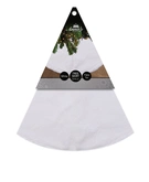 Anna's Collection Kerstboomkleed imitatiebont - D90cm Wit - afbeelding 2