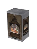 Anna's Collection Lantaarn kerstman - B22xD8xH29cm - afbeelding 1