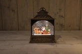 Anna's Collection Lantaarn kerstman - B22xD8xH29cm - afbeelding 3