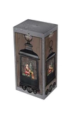 Anna's Collection Lantaarn kerstman - H27cm Zwart - afbeelding 2