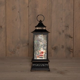 Anna's Collection Lantaarn kerstman - H29cm Zwart - afbeelding 3