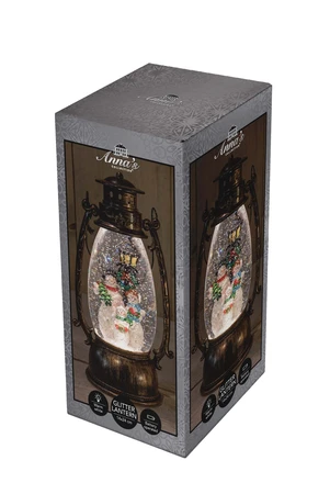 Anna's Collection Lantaarn sneeuwman - H24cm - afbeelding 2