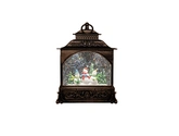 Anna's Collection Lantaarn sneeuwpop - B22xD8xH29cm - afbeelding 4