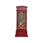 Anna's Collection Lantaarn telefooncel - H25cm Rood - afbeelding 4