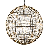 Anna's Collection LED-bal metaal  luxury - 500 lampjes - flashfunctie - Ø 35 cm