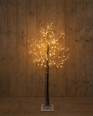Anna's Collection LED-berkenboom met sneeuw 144 lampjes - H160cm Classic warm - afbeelding 2