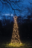 Anna's Collection LED-boom met ster op standaard - classic warm - 236 lampjes - Ø 70 x H 200 cm