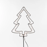 Anna's Collection LED-boom op steker zwart - classic warm - 40 lampjes - B 24 x H 100 cm