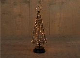 Anna's Collection LED-boom zwart classic warm - 45 lampjes - H 36 cm