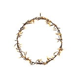 Anna's Collection LED-clusterkrans classic warm - 120 lampjes - Ø 36 cm