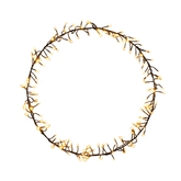 Anna's Collection LED-clusterkrans classic warm - 156 lampjes - Ø 50 cm