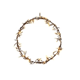 Anna's Collection LED-clusterkrans luxury - 120 lampjes - Ø 36 cm