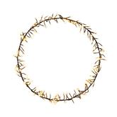 Anna's Collection LED-clusterkrans luxury - 156 lampjes - Ø 50 cm