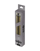 Anna's Collection LED-dinerkaarsen bewegende vlam - H23cm Goud 2 stuks - afbeelding 2