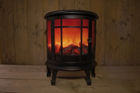 Haard 56x46x23.5cm zwart