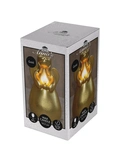 Anna's Collection LED-kaars engel - D8,5xH14,5cm Goud - afbeelding 2
