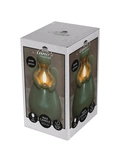 Anna's Collection LED-kaars engel - D8,5xH14,5cm Jade - afbeelding 2