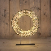 Anna's Collection LED-krans 1200 lampjes - D36cm Classic warm en warm wit - afbeelding 2