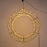 Anna's Collection LED-krans 1800 lampjes - D58cm Classic warm en warm wit - afbeelding 3