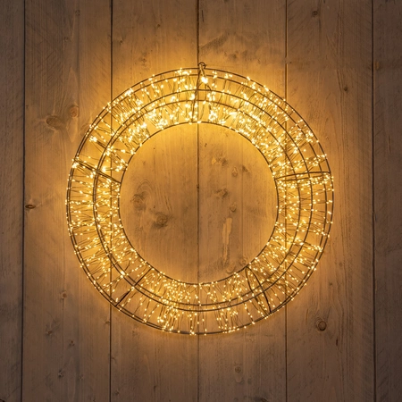 Anna's Collection LED-krans 1800 lampjes - D58cm Classic warm - afbeelding 2