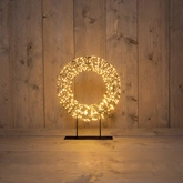 Anna's Collection LED-krans 800 lampjes flitsfunctie - D28cm Classic warm - afbeelding 2