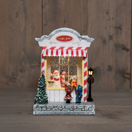 Anna's Collection LED-snoepwinkel - L18xB13xH22cm Wit - afbeelding 3