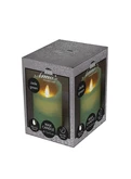 Anna's Collection LED-stompkaars bewegende vlam - D7,5xH10cm Jade - afbeelding 2