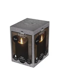Anna's Collection LED-stompkaars bewegende vlam - D7,5xH10cm Zwart - afbeelding 2