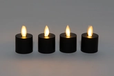 Anna's Collection LED-theelicht uitbreiding - D3,8xH6cm Zwart - afbeelding 4