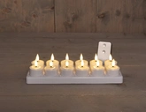 Anna's Collection LED-theelichten oplaadbaar - D3,8xH5cm Wit 12 stuks - afbeelding 2