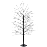 Anna's Collection Lichtboom met flash zwart - H180cm Classic warm - afbeelding 2