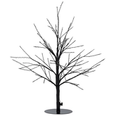 Anna's Collection Lichtboom met flash zwart - H60cm Classic warm - afbeelding 2
