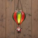 Anna's Collection Luchtballon 24 lampjes - H62xD20cm Wit en rood - afbeelding 2