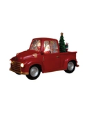 Anna's Collection Verlichte pick-up glitterwater - B28,5xH16,5cm Rood - afbeelding 4