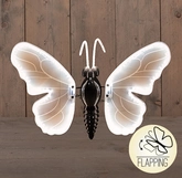 Anna's Collection Vlinder met verlichting en fladdereffect warm wit - 40 cm