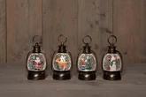 Anna's Collection Waterlantaarn met glitters - H13cm