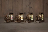 Anna's Collection Waterlantaarn trein met glitters - H11,5cm - afbeelding 3
