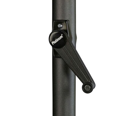 Platinum Middenstokparasol Antigua volant Ø 300 cm Wit - afbeelding 2